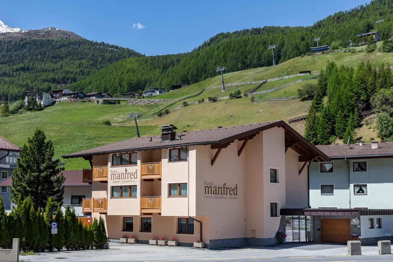 Haus Manfred Hotell Sölden Exteriör bild